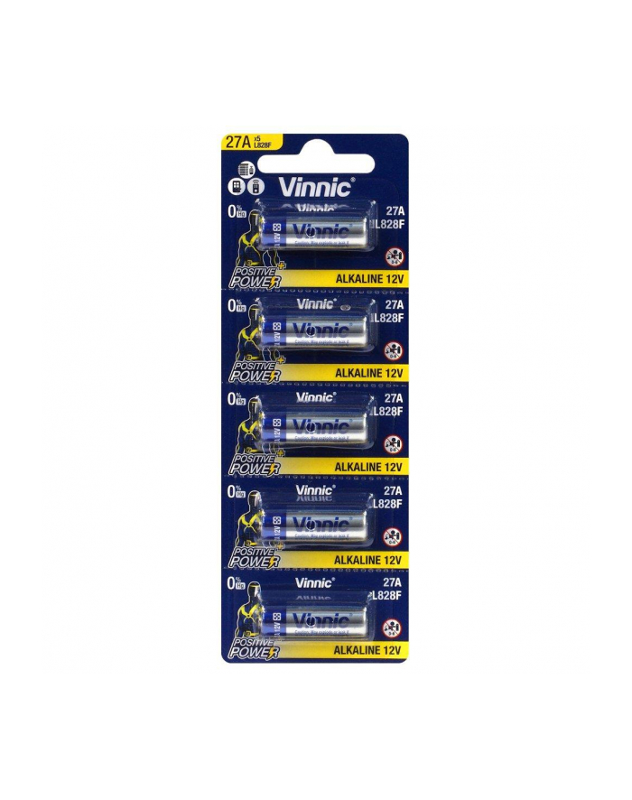 VINNIC BATERIE DO PILOTA SAMOCHODOWEGO 27A BLISTER 5 SZTUK L828 główny