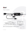 club 3d Adapter Club3D CAC-1335 HDMI™+ Micro USB to DisplayPort™ 4K120Hz or 8K30Hz M/F Active Adapter - nr 45