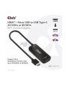 club 3d Adapter Club3D CAC-1336 HDMI™+ Micro USB to USB Type-C 4K120Hz or 8K30Hz M/F Active Adapter - nr 43