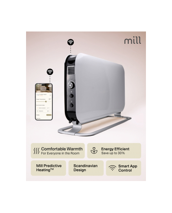 Grzejnik konwekcyjny Mill CO1200WIFI3 Biały nr 2