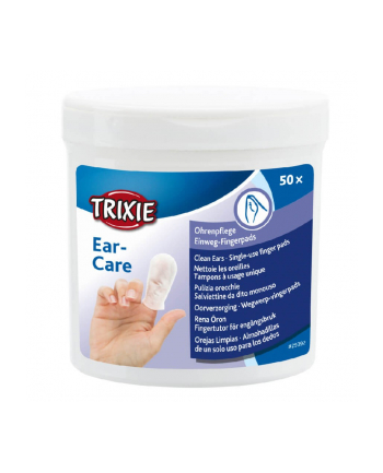 trixie Ear Care Czyste uszy - nakładki na palce  50 szt
