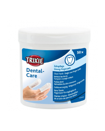 trixie Dental Care czyste zęby - nakładki na palce  50 szt