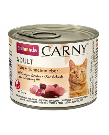 ANIMONDA Cat Carny Adult indyk wątróbka z kur 200g