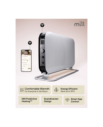 Grzejnik konwekcyjny Mill CO1200WIFI3 Biały nr 2