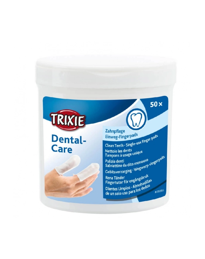 trixie Dental Care czyste zęby - nakładki na palce  50 szt główny