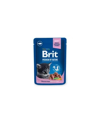 Brit Premium By Nature White Fish Kitten 100g
