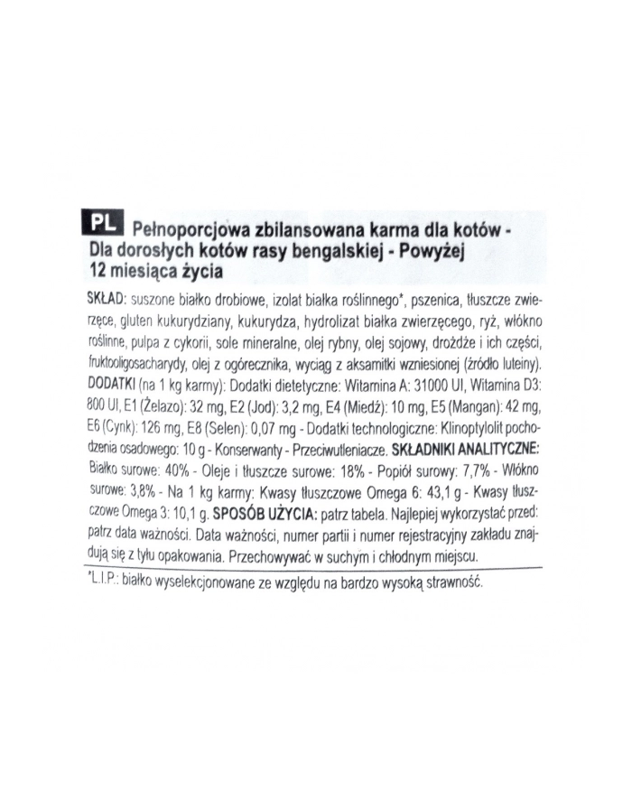 ROYAL CANIN Bengal Adult 2kg główny