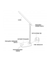 MONTIS MT042 LAMPKA BIURKOWA LED BIAŁA 230V + USB - nr 4