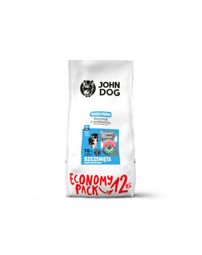 John Dog GOOD Puppy kurczak z wołowiną12 kg główny