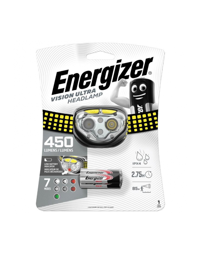 LATARKA ENERGIZER HEADLIGHT VISION ULTRA HEADLIGHT 3AAA 450 lm główny