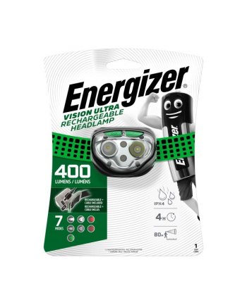 LATARKA ENERGIZER HEADLIGHT VISION ULTRA HEADLIGHT RECHARGEABLE 400 lm