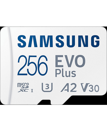 samsung electronics polska SAMSUNG EVO Plus micro SDXC 256GB MB-MC256KA/(wersja europejska) +adapt