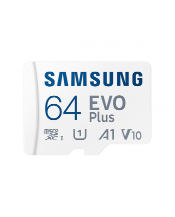 samsung electronics polska SAMSUNG EVO Plus micro SDXC 64GB MB-MC64KA/(wersja europejska) +adapt