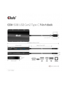 club 3d Club3D CSV-1598 USB Gen2 Type-C to Dual DisplayPort™ 4k60Hz 7-in-1 Portable Dock - nr 35