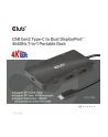 club 3d Club3D CSV-1598 USB Gen2 Type-C to Dual DisplayPort™ 4k60Hz 7-in-1 Portable Dock - nr 51