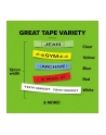 DYMO taśma 12mm/4m - plastikowa  żółta - nr 6