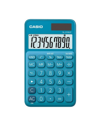 KALKULATOR KIESZONKOWY CASIO SL-310UC-BU NIEBIESKI  10 CYFROWY WYŚWIETLACZ