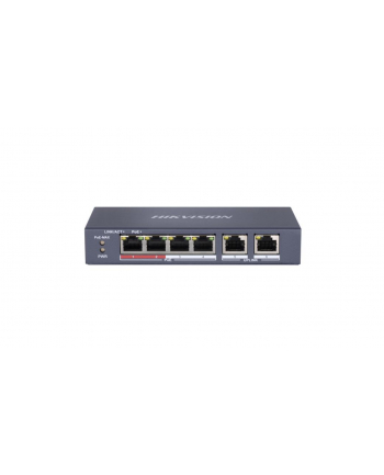 SWITCH POE HIKVISION DS-3E0106P-E/M 6-PORTOWY