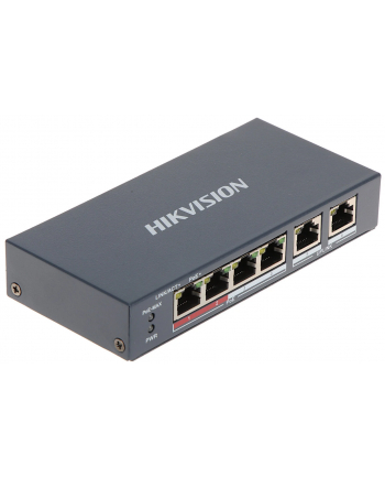 SWITCH POE HIKVISION DS-3E0106P-E/M 6-PORTOWY