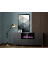 cama meble Komoda PAFOS z kominkiem elektrycznym 180x42x82 czarny mat - nr 7