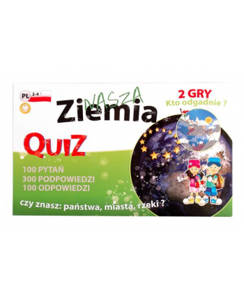 PROMO Gra Quiz 2w1 Nasza Ziemia Kto odgadnie? 804525 Artyk