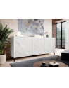 cama meble Komoda MARMO 3D 200x45xH80 5 biały mat/marmur biały - nr 7