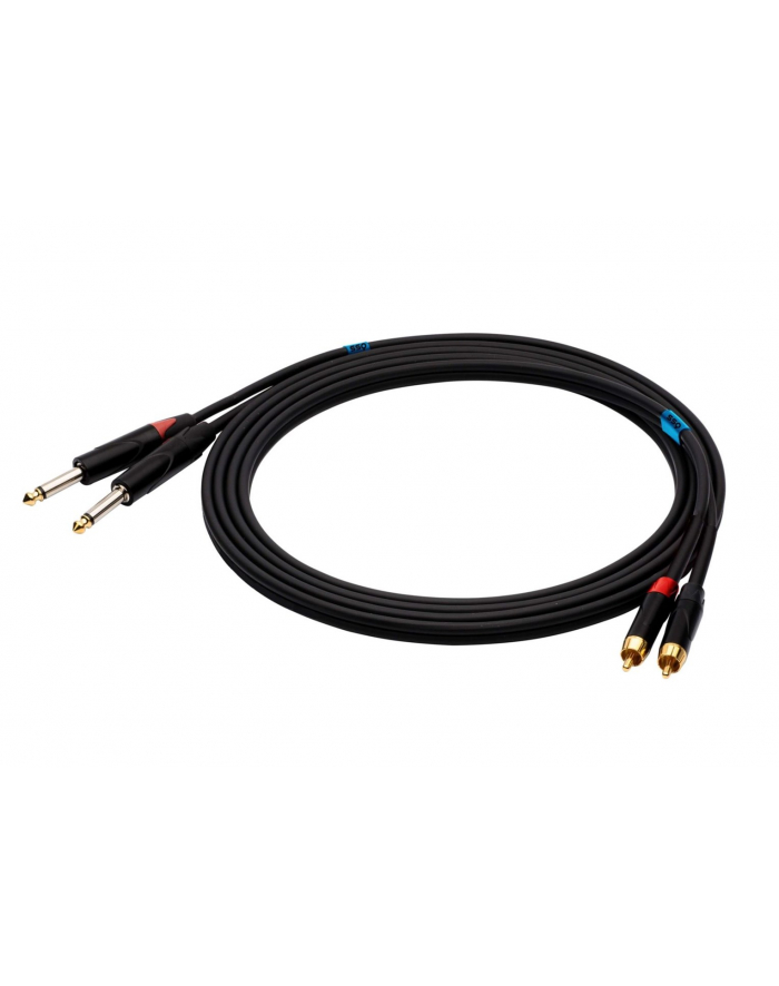 sound station quality (ssq) SSQ RCAJM3 - kabel 3 metrowy 2xRCA- 2x JACK MONO 6 3mm główny