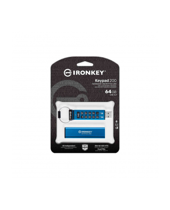 kingston Pendrive IronKey Keypad 200 FIPS140-3 Lvl3 AES-256