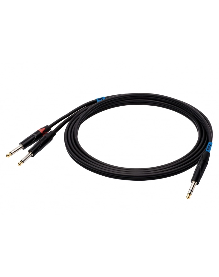 sound station quality (ssq) SSQ JSJM2 - kabel Jack stereo - 2x Jack Mono 2 metrowy główny