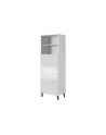 cama meble Witryna ABETO 60x40xH176 5 biały/biały połysk - nr 1