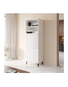 cama meble Witryna ABETO 60x40xH176 5 biały/biały połysk - nr 4
