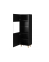 cama meble Witryna PAFOS 60x40x182 czarny mat - nr 6