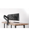 digitus Ramię biurkowe podwójne z zaciskiem, 2xLCD, max. 35', max. obciążenie 2x15kg, ze sprężyną gazową - nr 30