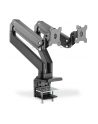 digitus Ramię biurkowe podwójne z zaciskiem, 2xLCD, max. 35', max. obciążenie 2x15kg, ze sprężyną gazową - nr 46