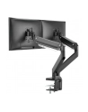 digitus Ramię biurkowe podwójne z zaciskiem, 2xLCD, max. 35', max. obciążenie 2x15kg, ze sprężyną gazową - nr 55