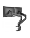 digitus Ramię biurkowe podwójne z zaciskiem, 2xLCD, max. 35', max. obciążenie 2x15kg, ze sprężyną gazową - nr 60