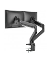 digitus Ramię biurkowe podwójne z zaciskiem, 2xLCD, max. 35', max. obciążenie 2x15kg, ze sprężyną gazową - nr 75