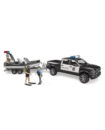 ata Dodge RAM 2500 Policujny Pikap z łodzią na lawecie i modułami 02507 nr 1