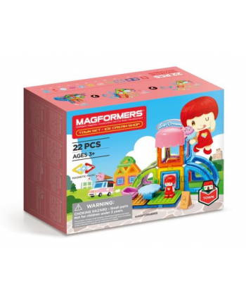 dante MAGFORMERS TOWN SET- Lodziarnia 22el 717008