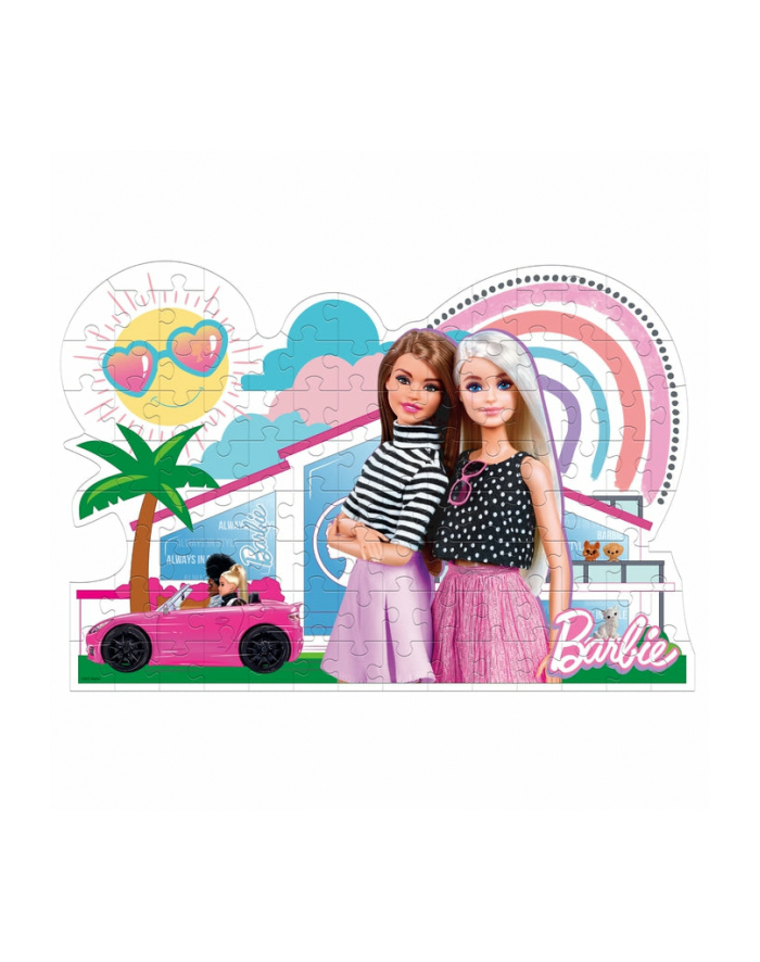 Clementoni Puzzle 104el shaped Barbie 27163 główny