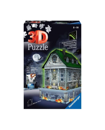 Puzzle 3D 216el Nawiedzony dom świecący w ciemności 112548 Ravensburger