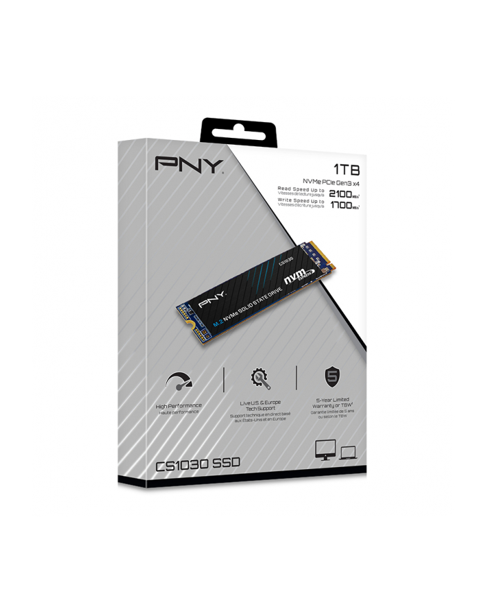 pny Dysk SSD 1TB M.2 CS1030 M280CS1030-1TB-RB główny