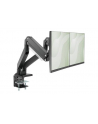 digitus Ramię biurkowe podwójne z zaciskiem, 2xLCD, max. 35', max. obciążenie 2x15kg, ze sprężyną gazową - nr 80