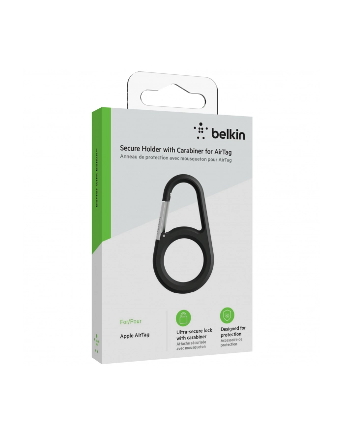 belkin Uchwyt z karabińczykiem do AirTag Czarny główny