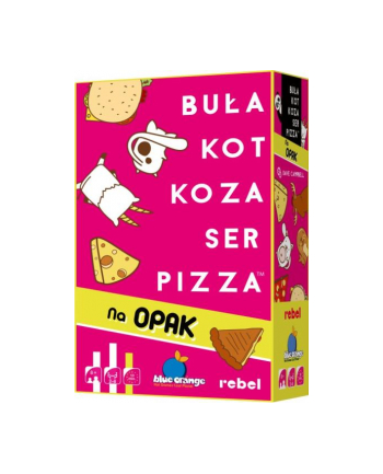 Buła, Pizza, Kot, Ser, Koza na opak gra Rebel