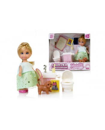 Lalka Natalia 11cm z mebelkami dziecięcymi 122453 Artyk