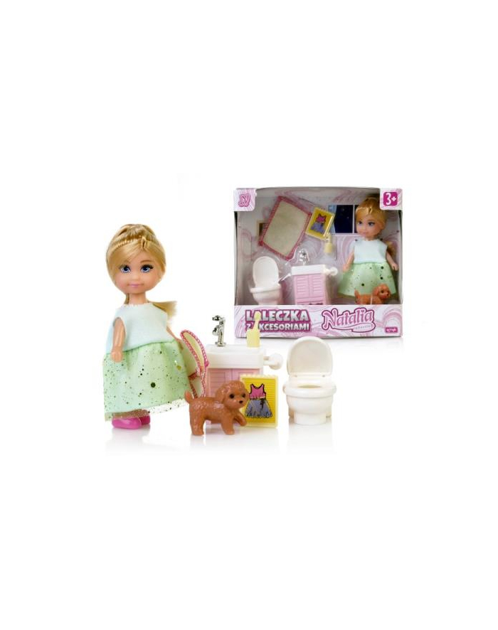 Lalka Natalia 11cm z mebelkami dziecięcymi 122453 Artyk główny