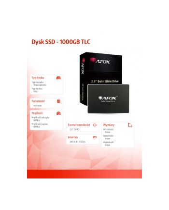 afox Dysk SSD - 1000GB TLC