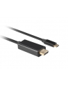 lanberg Kabel USB-C(M)->Displayport(M) 1M 4K 60HZ czarny - nr 13