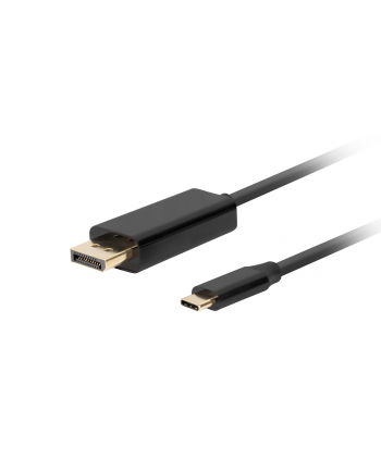 lanberg Kabel USB-C(M)->Displayport(M) 1M 4K 60HZ czarny